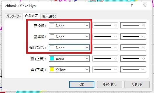 雲だけを表示する方法