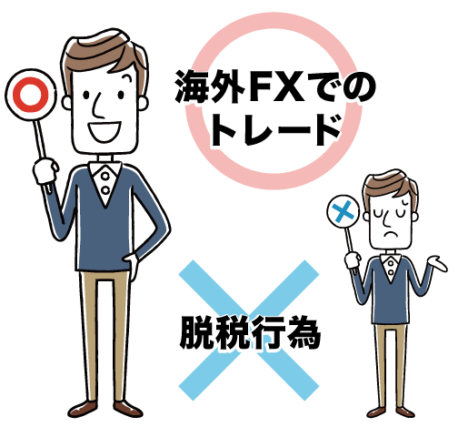 海外FXでの取引は違法ではない