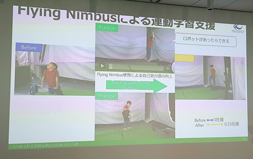 Flying Nimbusによる運動学習支援
