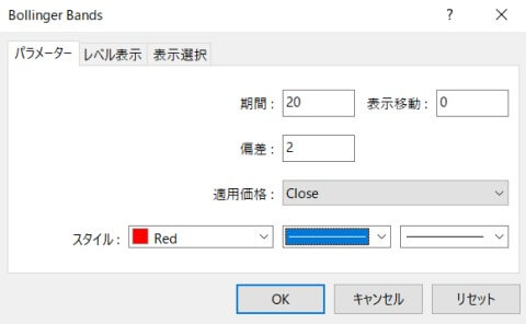 XMMT4インディケータ設定