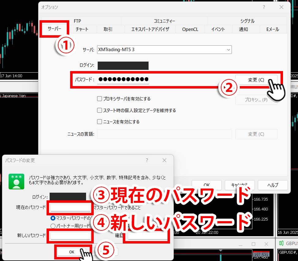 MT4/MT5設定画面